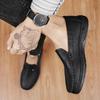 Men'S Leather Shoes British Casual Shoes Business Formal Shoes Black Leather Shoes For Mens JZ-2561
