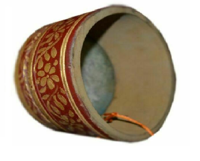 Khanjeera Tambourine Dufli – Goat Skin Hand Drum for Adult Dance Performance Style