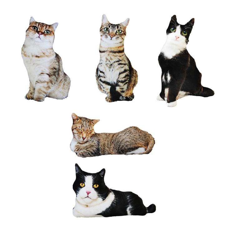 Simulation 3D Cat Cosplay Pillow Cushion Attractive Cute Pattern Bendable