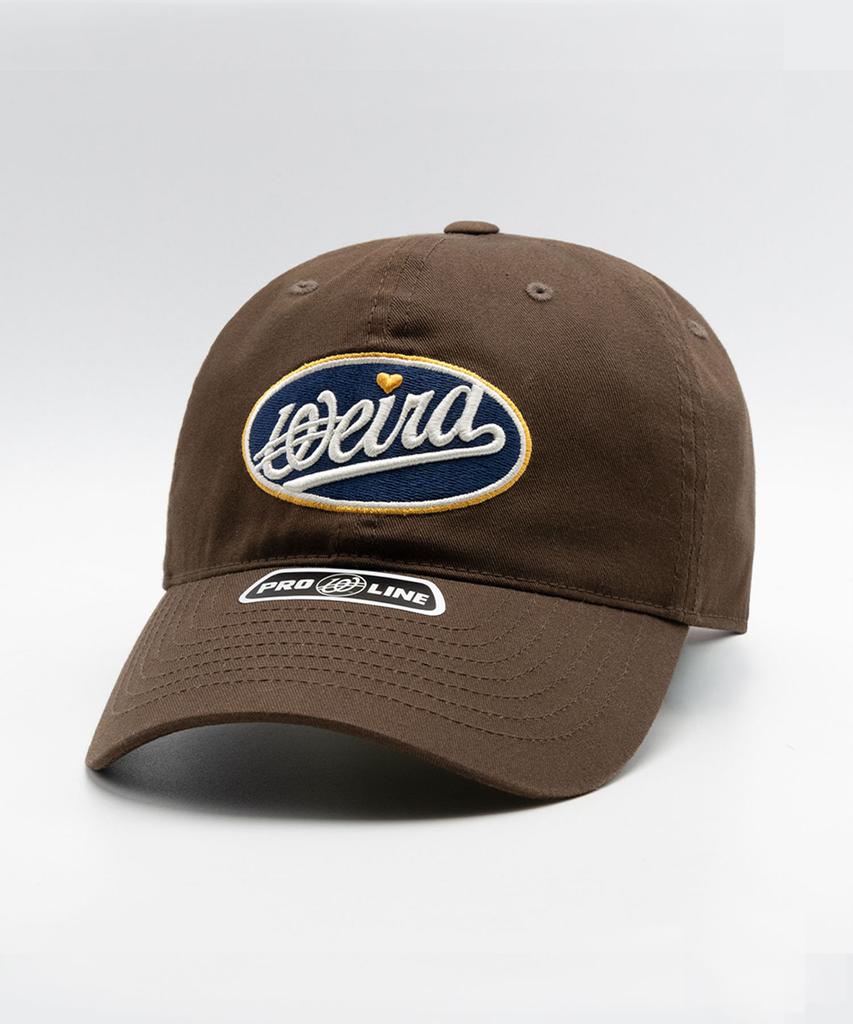 Wieoldeuwoldeu Circle Logo Wappen Ball Cap Brown