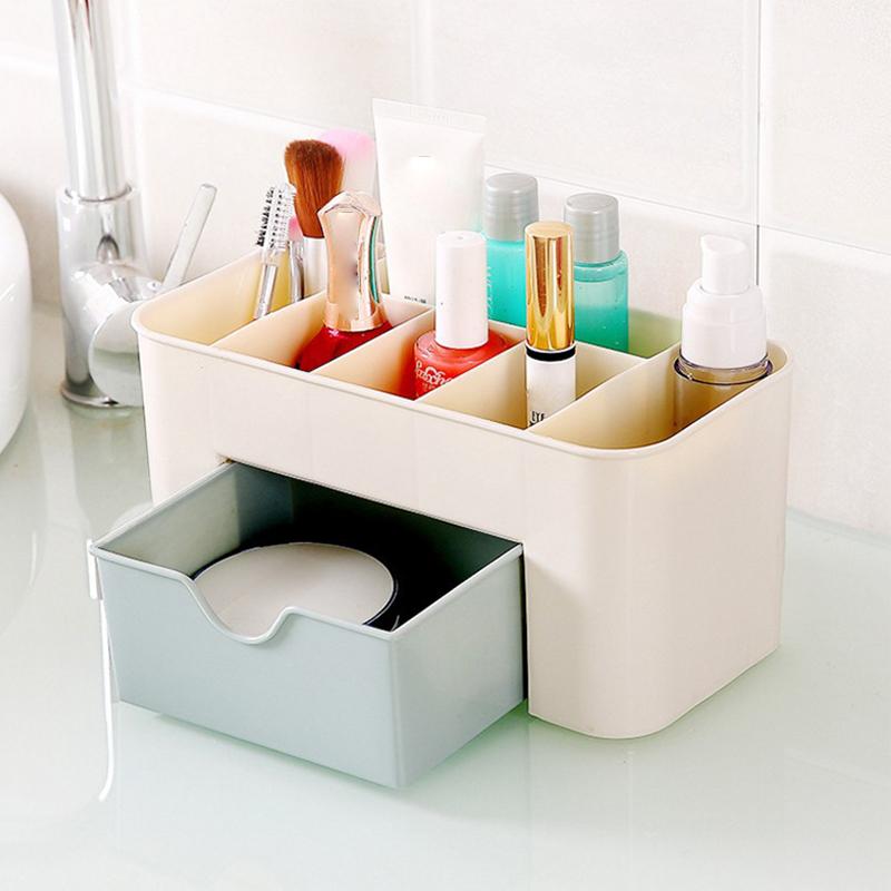 Neglelakk Oppbevaringsboks Beholder Bomullspinne Oppbevaringsboks Tilbehør Rengjøring Skrivebordsverktøy Multifunksjonell Smykkeskrin Kosmetikkoppbevaring