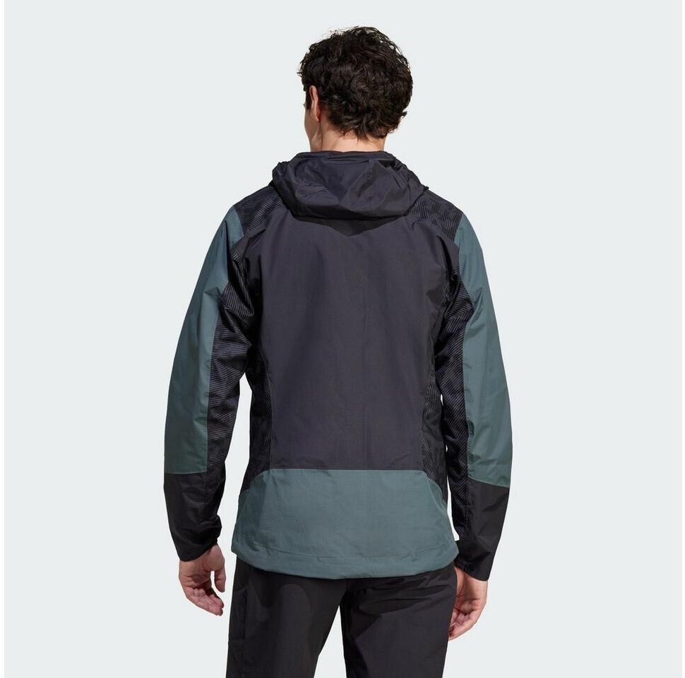 Куртка Adidas TERREX Xperior Hybrid RAIN.RDY Rain Jacket Legend Ivy / Black (JD8340)