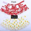1 Set Kaninchen Kleidung Leine Spitze Saum Bowknot Pfirsich Druck Haustier Kaninchen Hamster Zugseil Pet Liefert