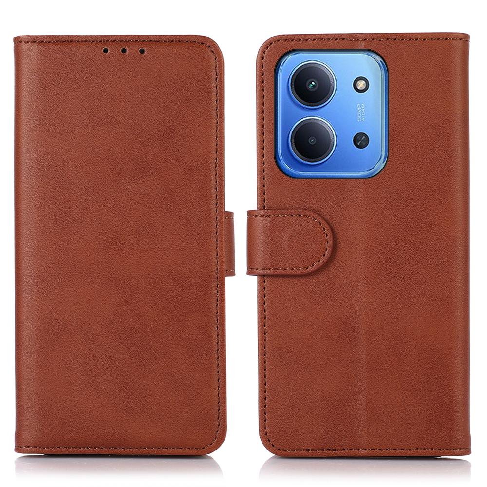 

For Xiaomi Redmi 15C 5G (EU) (173mm)/15C 4G (EU) (173mm) Case Cowhide Texture Leather Wallet Phone Cover with Stand D