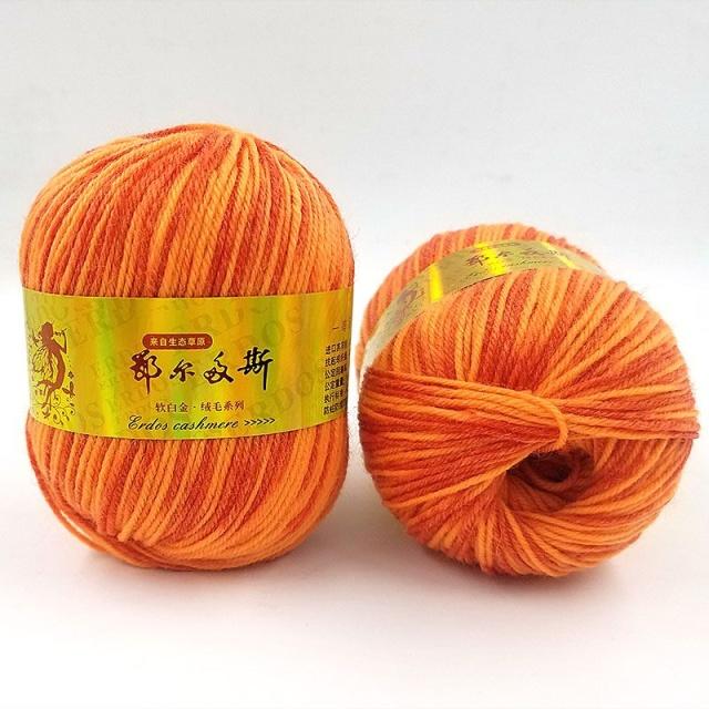 Baby Wool Hand-Knitted Medium-Thick Rayon Blended Yarn Dyed Scarves for Infants and Children Weaving