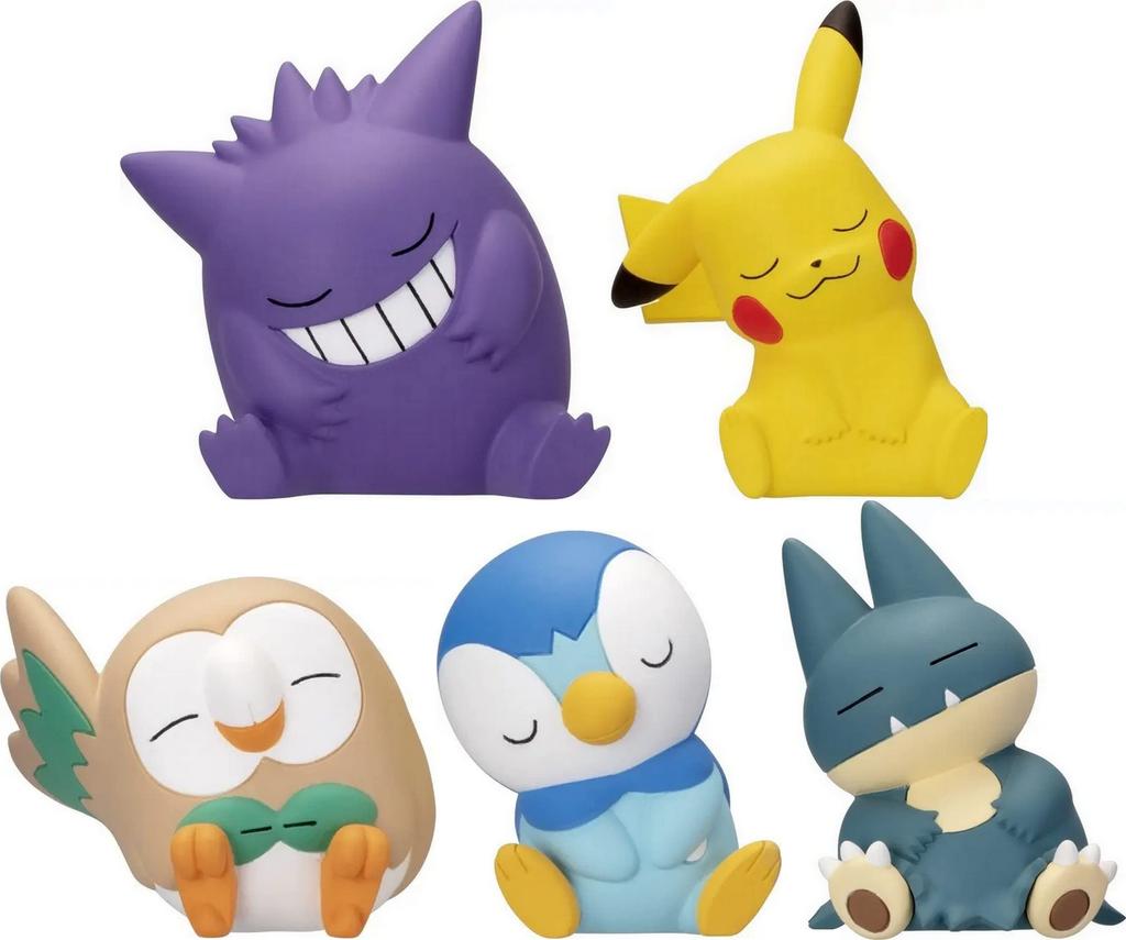 Rameno Zun Pokémon Kapesní příšery 5 typů sada Gacha Kapslová hračka Fig. [Vše (plný set)]