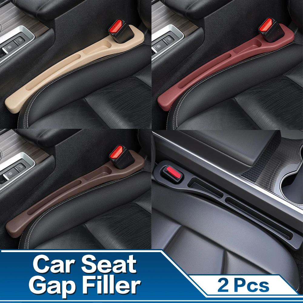 2PCS Car Seat Gap Filler Between Seats Crevice Interior Decoration Accessories Pu Waterproof Car Seat Gap Plug Strip