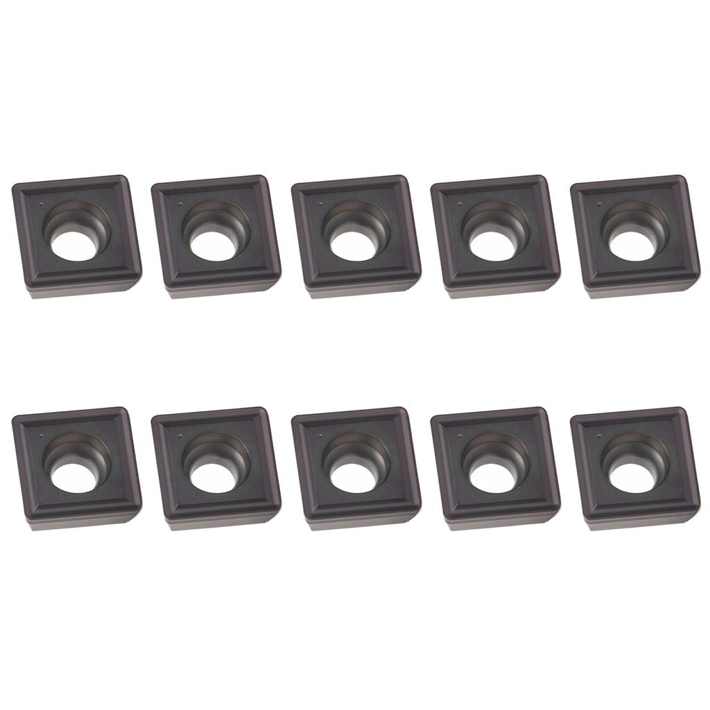 10Pcs Carbide Turning Inserts Indexable Coated for Wood Milling CNC Lathe Tools SPMG110408?DG