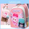 Adorable Cartoon Labubu Capybara Children's Backpack For Preschool And Elementary Use