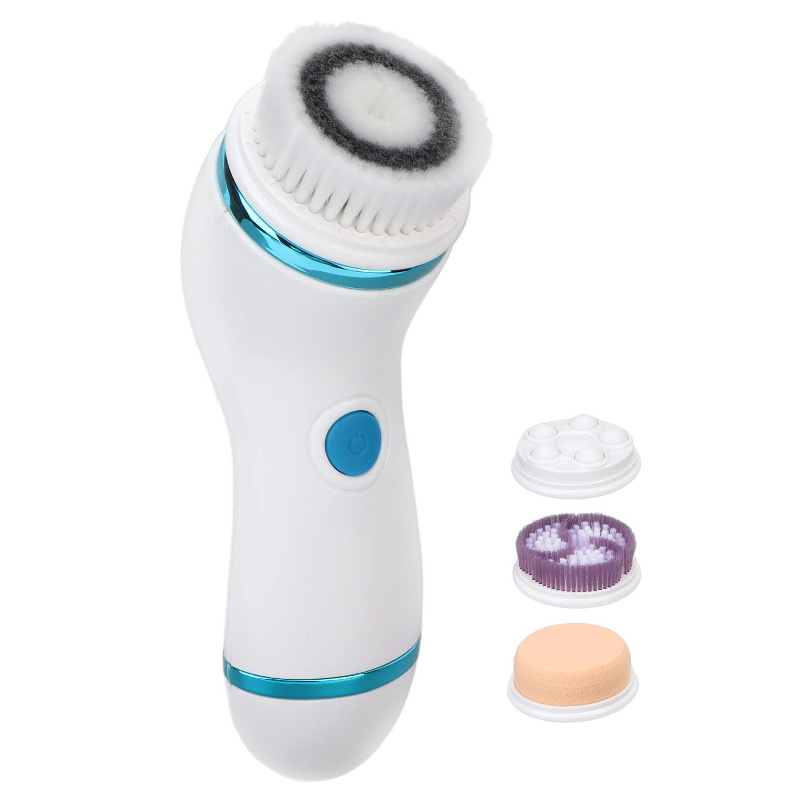 

4 in 1 Facial Cleansing Brush Deep Cleaning Pore Cleaning Electric Face Cleaner for Men Women