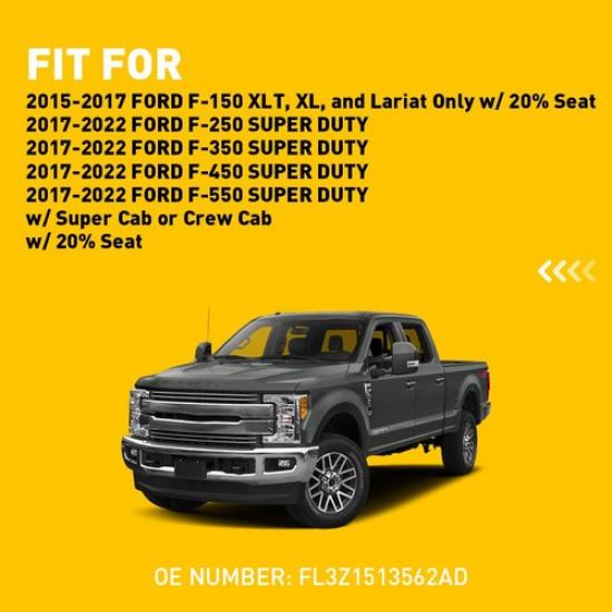 For 2017- Ford F250 F350 F450 F550 SD Center Console Cup Holder Armrest Pad