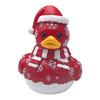 Christmas Ornament Duck Snowman Shape Resin Figure Christmas Tree Duck Figurine Festive Table Decoration