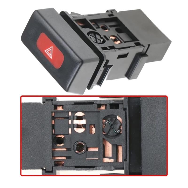 Warning Indicator Switch Warning Hazard Emergency Light Switch Button Replace 25290-F4100 25290F4300 for 1996-2000