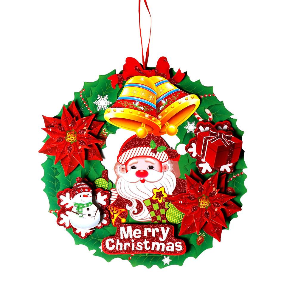 Christmas Snowman Decorative Old Man Wreath For Classy Indoor Settings Festive