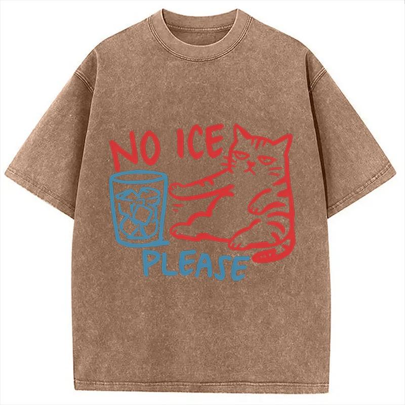 

Unisex Funny Line Cat Printed Tshirts Casual Loose Summer Washed Acid Tees Holiday Short Sleeve ONeck Tunics Oversized Clothes S