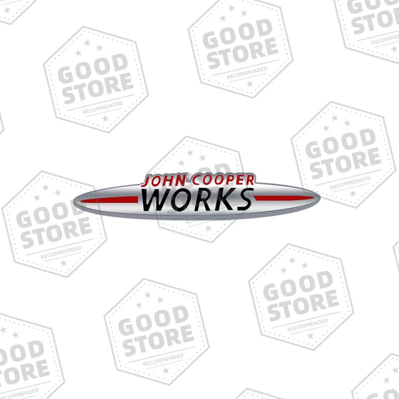

Metal Car Body John Cooper Works Badge 3D Front Grill Emblem Rear Trunk Sticker For Mini Cooper S R55 R56 R60 R61 Auto Accessory 87x15mm