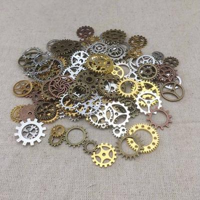 Hochwertige DIY-Anhänger Gemischt Vintage Bastelzubehör Kunst Uhrenteile Steampunk Schmuck Zahnräder & Getriebe