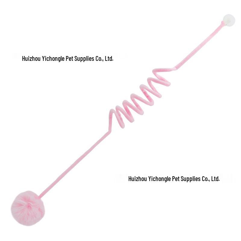 

Интерактивная игрушка для кошек с присоской в виде кролика и мячика из кошачьей мяты