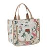 Floral Print Lunch Bag Large Capacity Handbag Thickened Thermal Insulation Bag Thermal Insulated Bag Women