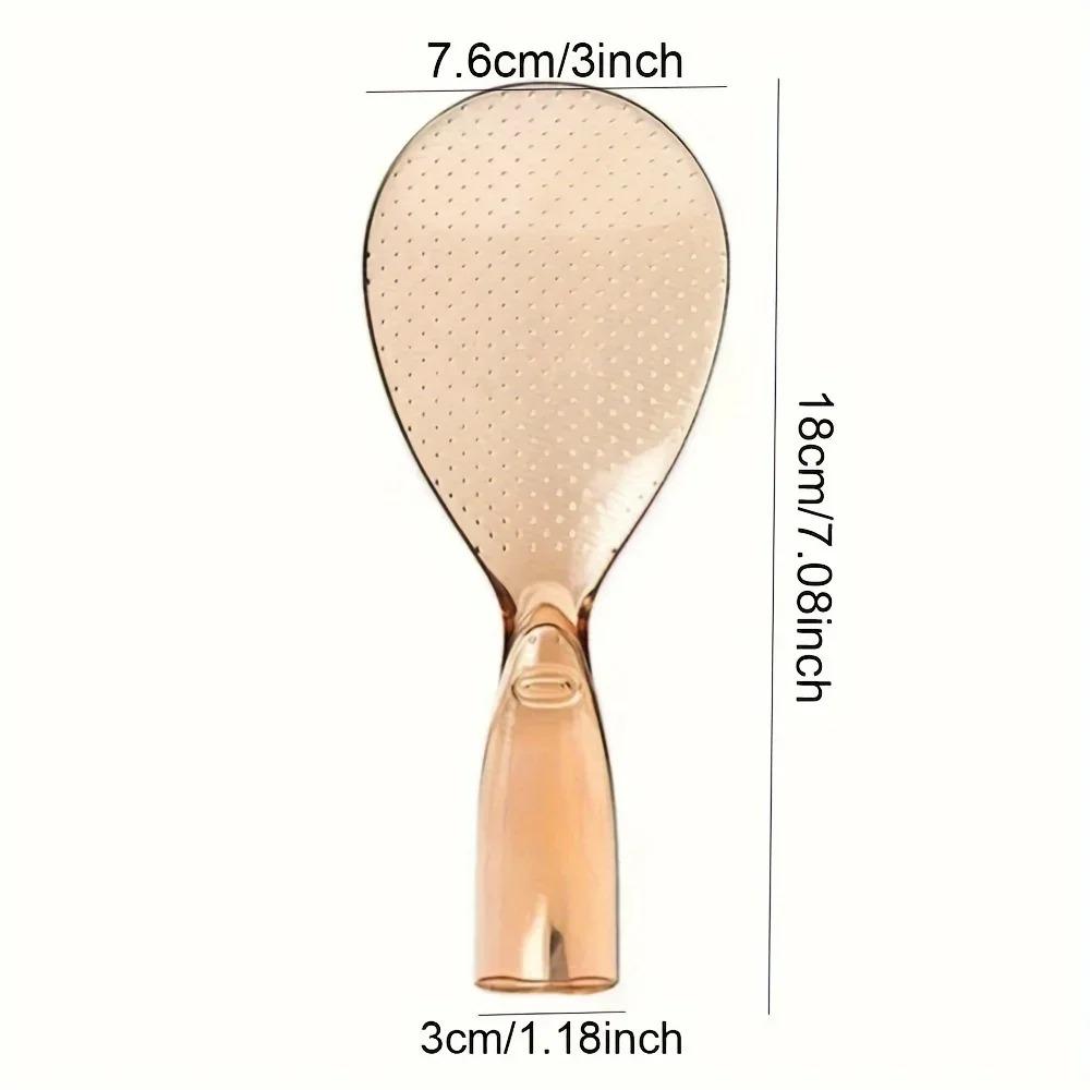 Household Non-stick Rice Spoon Standable Little Monster Rice Spoon Cute Transparent Porridge Shovel Paddle Safe Cooking Scoop