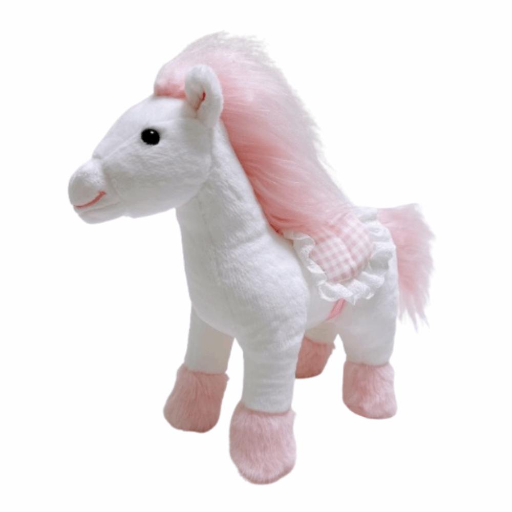 Cute Horse Plush Doll Toys Soft Zodiac Pony Figurine Stuffed Animal Horse Horse Ornament