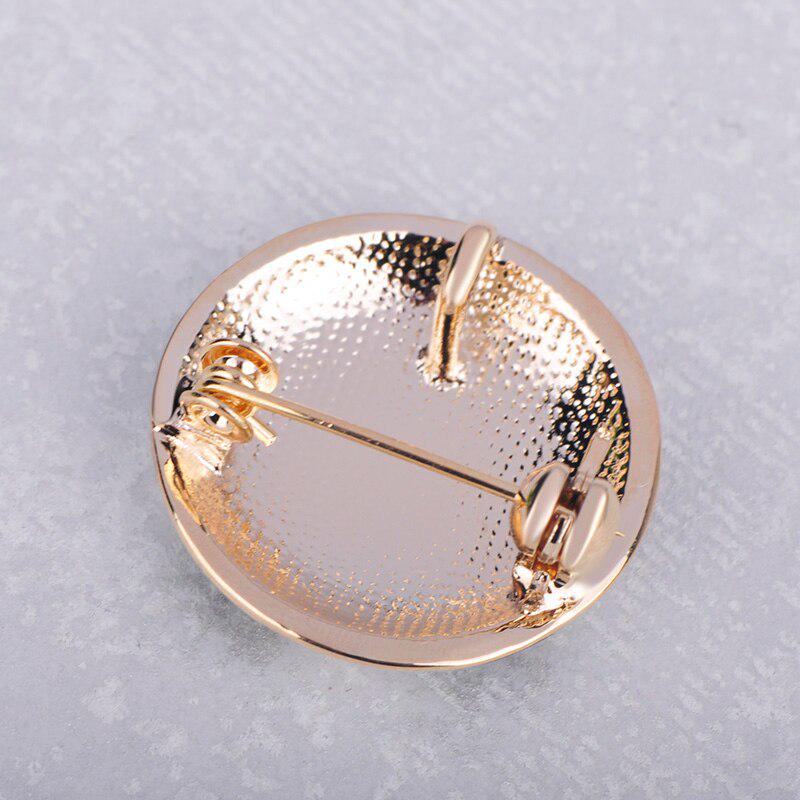 Blucome Cute Soccer Football Shape Brooch Gold Color Enamel Brooches Jewelry Pins Girl Boy Christmas Gifts Scarf Hat Accessories