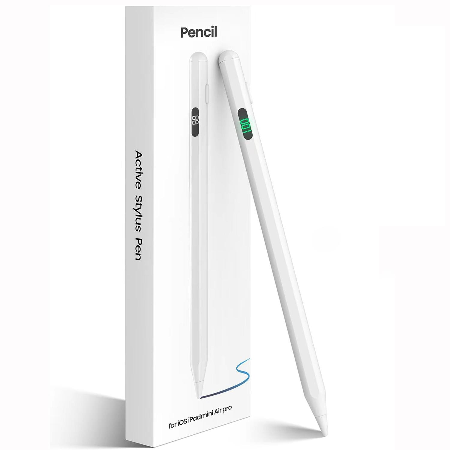 Stylet Capacitif Universel Intelligent pour Tablette Android IOS Stylo Affichage LED pour iPad Samsung Huawei Tablette&Téléphone Stylo Tactile