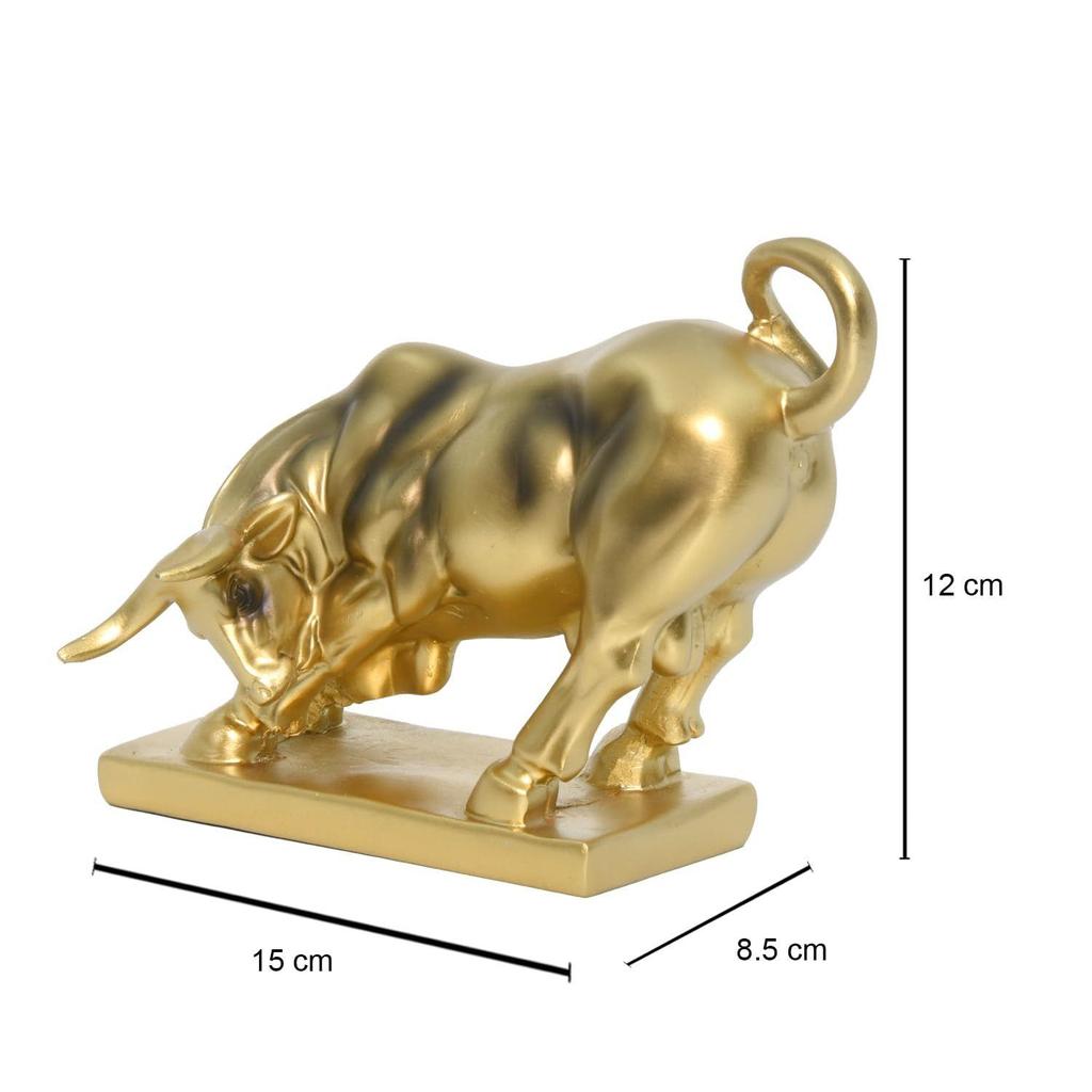 Bull Statue for Home Decor - Aesthetic Showpiece - Decorative Sculpture for Home Decor & Office Decor