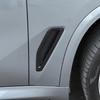 1 Pair Black Side Fender Air Vent Trim Cover Set For Bmw X5 19-22