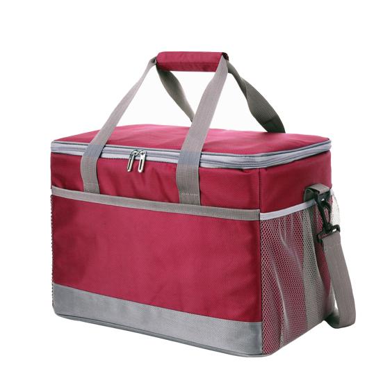 

Ізоляційна сумка 33 л з плечовим ременем, водонепроникна, зберігає тепло та прохолоду, сумка для обіду, аксесуари для кемпінгу вина червоного кольору