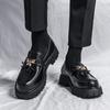 Scarpe da uomo alla moda, di lusso, in pelle, con plateau, formali, in pelle, con oxford, alla moda, alla moda, fatte a mano, mocassini da uomo, casual, in saldo
