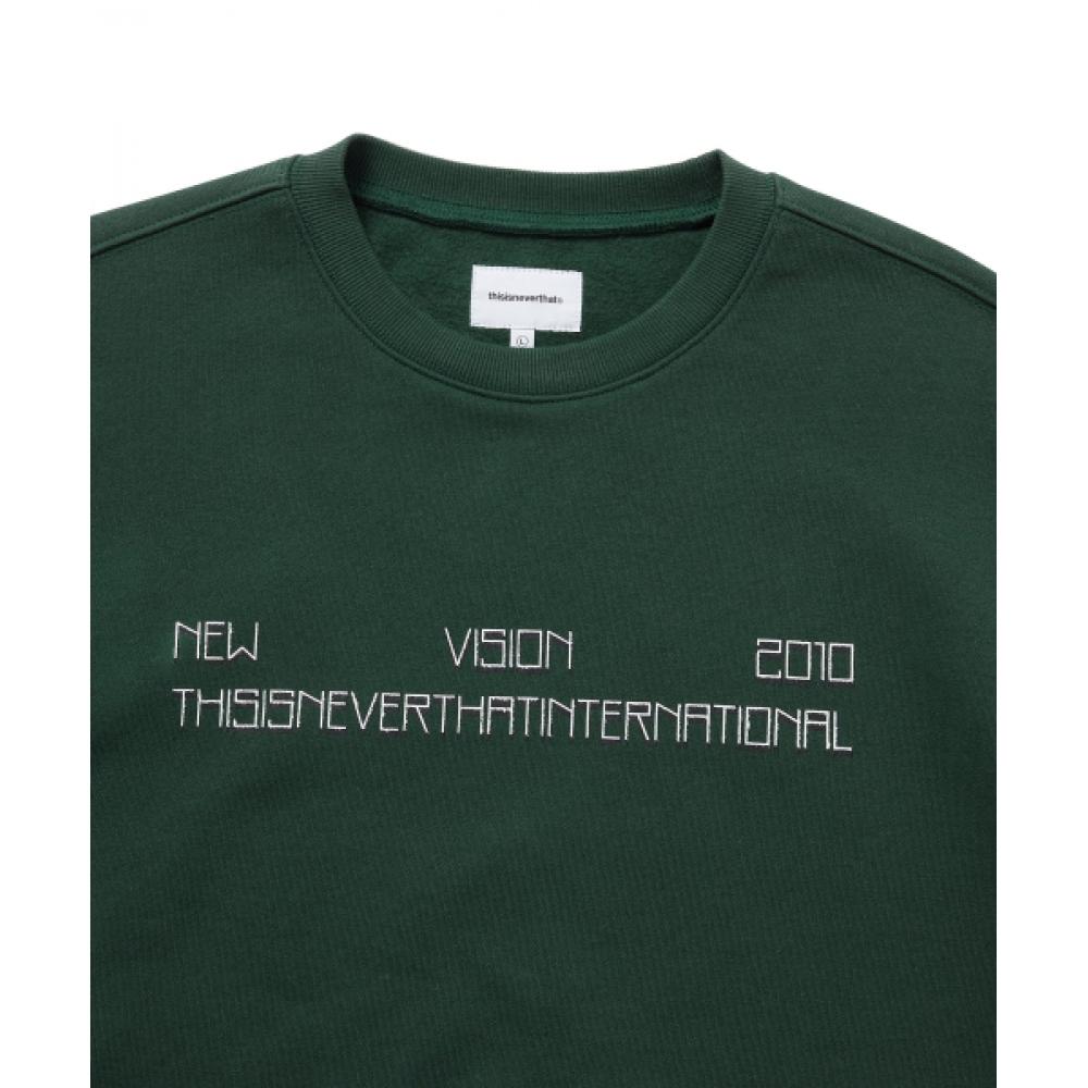 Thisisneverthat New Vision 2010 Crewneck Dark Green