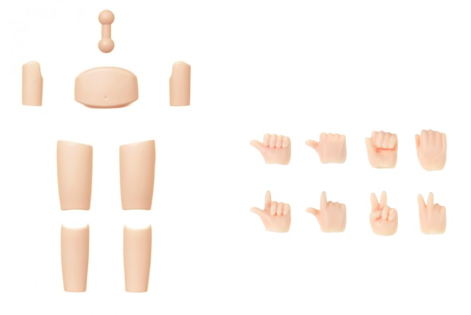 

Obitsu Seisakusho Obitsu 11cm Height Adjustment Kit + Hand Parts Set A Natural Matte Skin