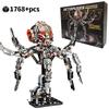 STEM Mechanische Meeresbewohner Bausteine Beweglicher Wal Oktopus Mantarochen Piranha MOC Kreative Desktop-Dekoration Geschenk