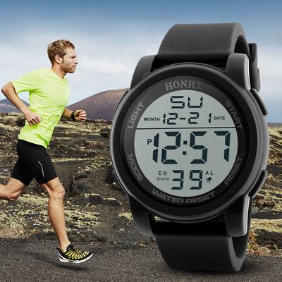 Luxury Men Analog Digital Military Sport LED  Wrist Watch
