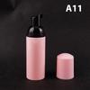 50Ml Pink Plastic Foam Pump Bottle Empty Face Eyelash Cleanser Cosmetic Bottle