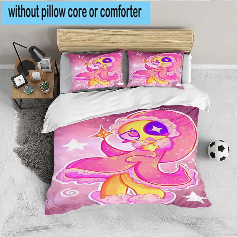 Colorful Cartoon Dandy 3PCS Bedding set,Ideal for 1pc Duvet Cover And 2pcs Pillowcases Perfect for Fan gift,Ideal for Bedroom, Dormitory