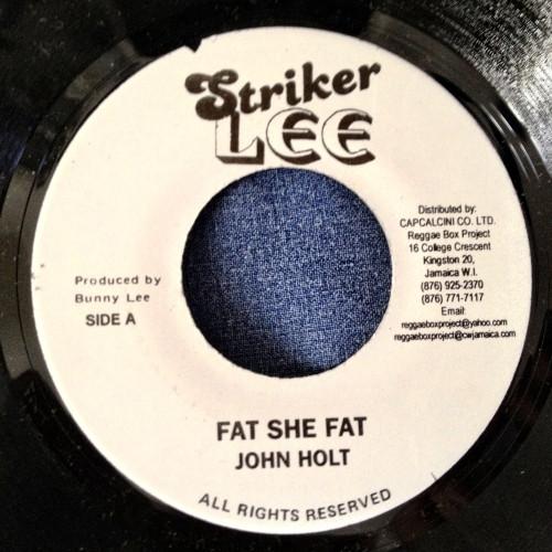 

7inch Record JOHN HOLT - Fat She Fat / I Need A Veggie NONE Striker Lee Jamaica Reggae, Ska & Dub Used