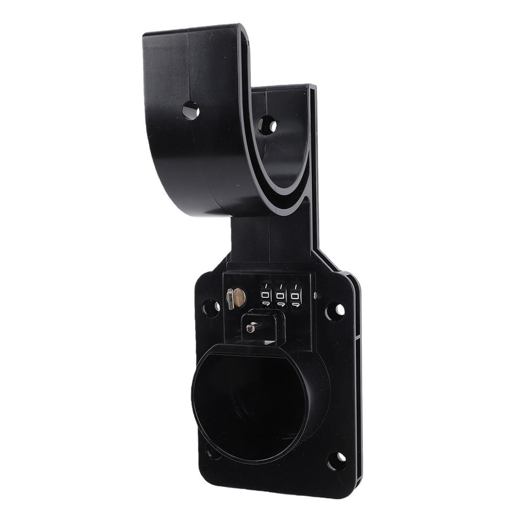EV Charger Nozzle Holster Dock with Lock Wall Mount Charging Cable Holder Organizer for GB T Electric Vehicles