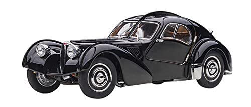 

AUTOart 1/43 Bugatti Type 57SC Atlantic 1938 Черный с дисковыми колесами, Готовая модель 50946