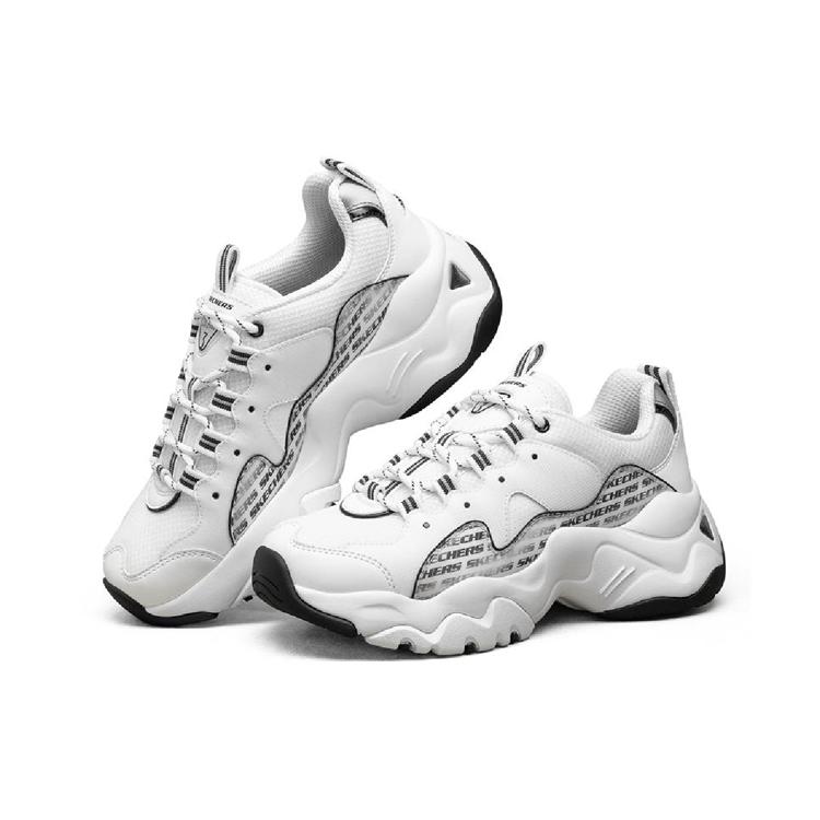 Skechers D Lites 3.0 Endless Chic Shoes Black/White Women's 149255-WBK