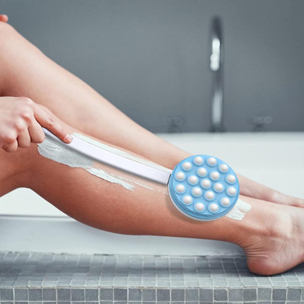 Rückenlotion-Applikator und Massagegerät Langer Griff Handheld Selbst-Lotion-Applikator Badebürste
