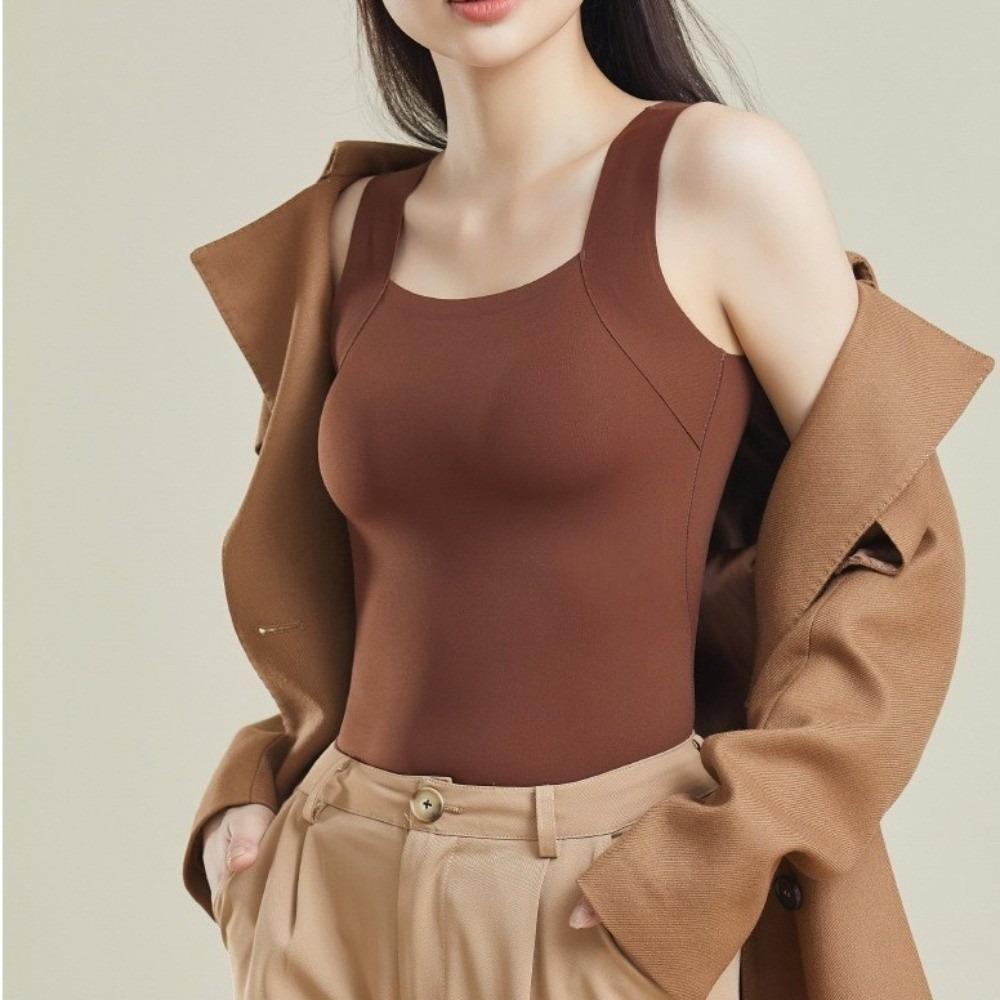 Sleeveless Thermal Underwear Seamless Heating Vest Top Tank Top Women's Vest Four Seasons