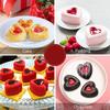 Dimpled Heart Silicone Mold Love Mousse Cake Baking Mould For Chocolate Candy Dessert Cookie Soap Ice Cube Tray Candle Tools