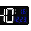Digital Wall Clock, Alarm Clock Ten Level Brightness Adjustment Positive Function Hanging LED Clocks