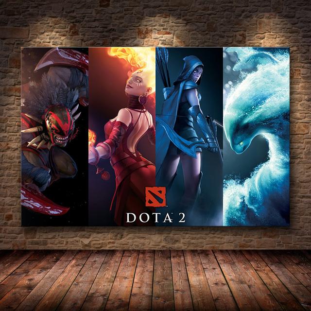 Unframed The Poster Decoration Painting of DOTA2 On HD Canvas Canvas Painting Wall Art Canvas Wall Art Canvas