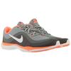 Nike Flex Trainer 6 Comfortable Shock Absorption Slip Resistant Durable Lightweight Low Top Training Shoes Women sneaker Gray Orange 831217-009