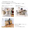 Takeda Corporation Compact Folding 48 X 40 X Table, Natural, 70cm, OMTN-70NA