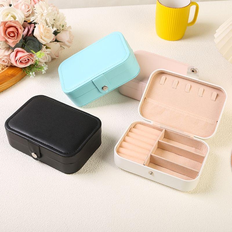 Compact Travel Jewelry Organizer - Anti-Oxidation Box for Rings, Necklaces, Earrings, and Accessories