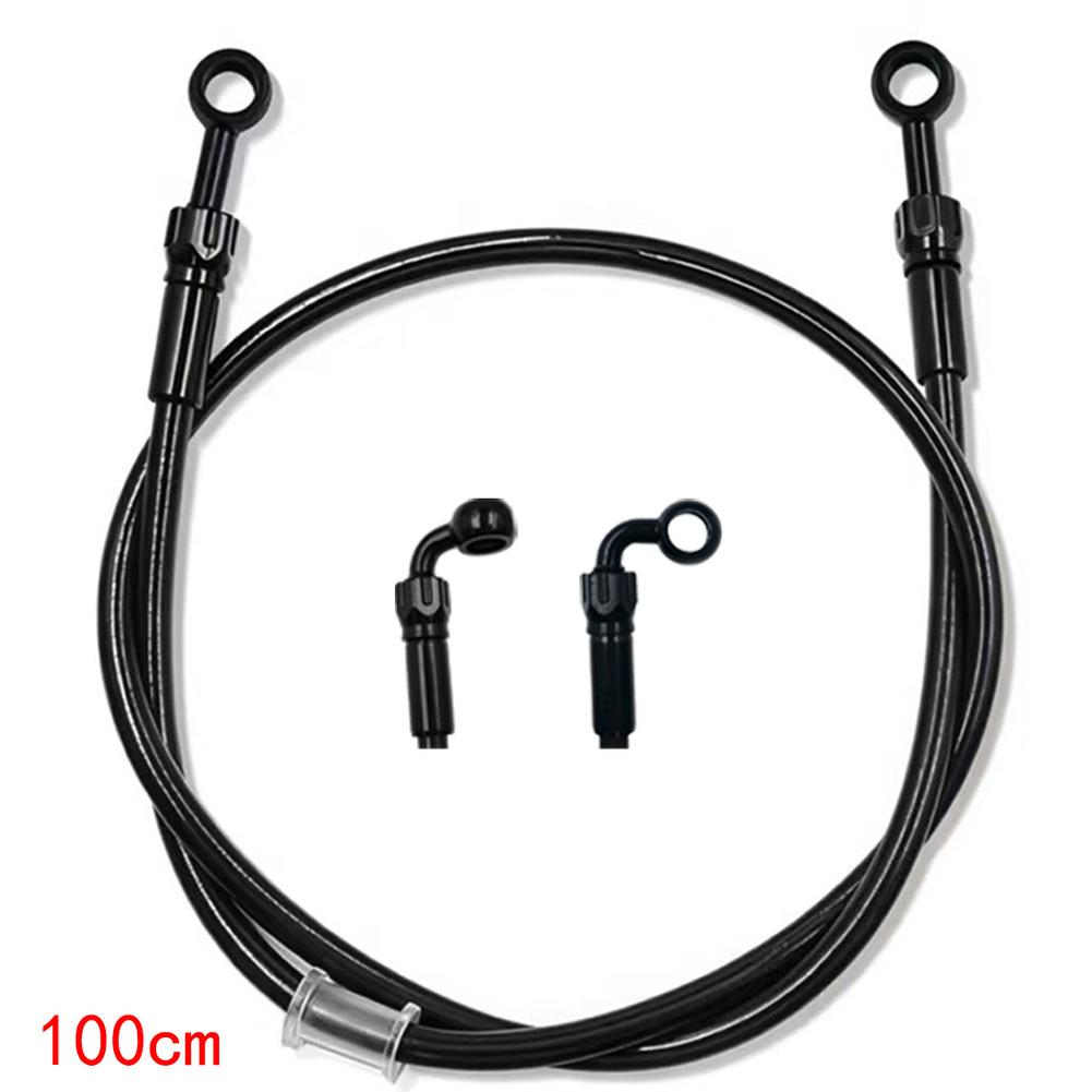 Hydraulischer Bremschlauch Edelstahlverstärkte Bremsleitung mit ABS-Ummantelung für Motorrad Bietet verbesserte Bremskontrolle
